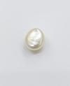Natural Loose Basra Pearl 8mm 2+ carats Near Button Shape DANAT cert - Back View