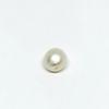 Natural Pearl 2 carats Button Shape 7mm Light Cream