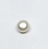 Natural Pearl 2 carats Button Shape 7mm Light Cream
