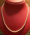 Natural Pearl Necklace Basra Pearls from Persian Gulf - 32.27 carats
