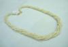 5 Strand Natural Pearl Necklace
