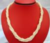 5 Strand Natural Pearl Necklace