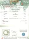 Natural pearl necklace certificate