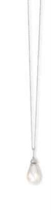 Natural Pearl Pendant<BR>Photo: Christie's