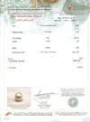 Natural pearl pendant with Diamonds Certificate