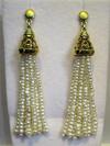 Natural Pearls Tassel Style Earring 