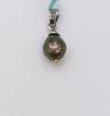 Natural Pinkish-Brown Pearl Pendant. 