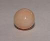Orange-Yellow Conch Pearl Near Round 3.6 cts