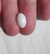 Oval Clam Pearl with Flame 3+ carats 10mm for Sale