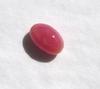 Oval Dark Pink Conch Pearl Oval 1.90 carat Full Flame