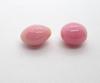 Pair Light Pink Conch Pearls 4 carats Total