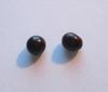 Pair Pen Pearls 2.65 carats Dark Color