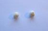 Pair Scallop Pearls 1.15 carats 5mm