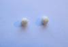 Pair Scallop Pearls 1.15 carats 5mm