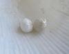Pair Scallop Pearls 3.70 carats 