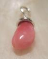 Pink Baroque Conch Pearl on Sterling Silver Pendant