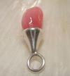 Pink Baroque Conch Pearl on Sterling Silver Pendant
