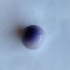 Rare Lavender Quahog Pearl 11mm 10 carats Button Shape