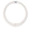 Rare two strand natural pearl & diamond necklace <BR><I>Photo: Christie's</I>
