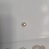 Saltwater Wild Natural Pearl from Venezuela 1+carat Button Shape