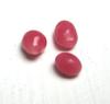 Three Conch Pearls 1+ carats Dark Pink Ovals