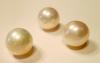 Three Matching Natural Pearls USA