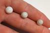 Three Oval Clam Pearls 