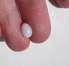 Two Carat Oval Clam Pearl with Silky Flame