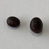 Two Small Dark Purple Quahog Pearls