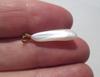 USA Natural Freshwater Spike Pearl Pendant 14k Gold 4+ carats
