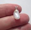 USA Natural Pearl Baroque Pendant 14k Gold
