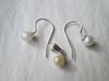 USA Natural Pearl Earrings & Pendant Set on Sterling Silver