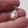 USA Natural Pearl Freshwater 3+ carats Baroque Pendant