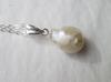 USA Natural Pearl Pendant 10mm 3+ Carats on Sterling Silver