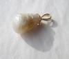 USA Natural Pearl Pendant 11mm on 14k Gold