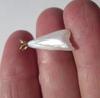 USA Natural Pearl Pendant Spike 14k Gold 22mm