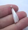 USA Natural Pearl Pendant Spike 23mm 14k Gold 5+ carats
