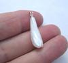 USA Natural Pearl Pendant Spike 23mm 14k Gold 5+ carats