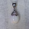 White Oval Drop Conch Pearl 7.65 carats Pendant 