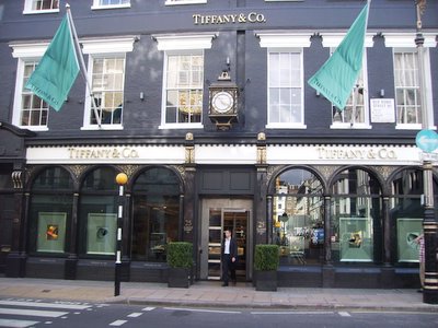 Tiffany Co on Bond Street in London