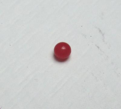 Tiny Round Red Conch Pearl 1mm