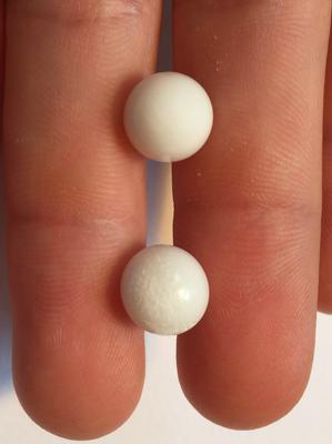 Two Drop Shaped Clam Pearls 12.70 carats Total