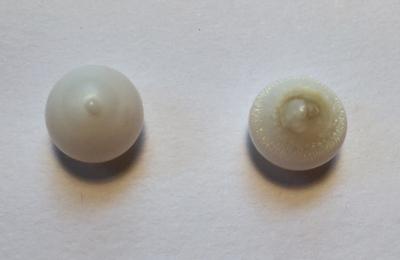 Two Drop Shaped Clam Pearls 12.70 carats Total