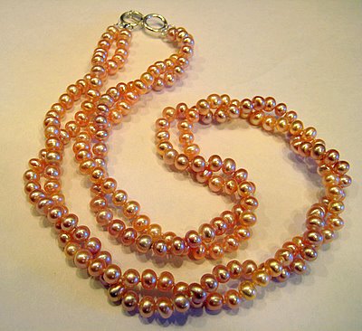 Two Strand Pink Pearls