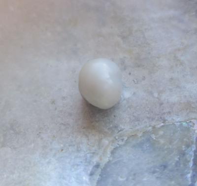 Two Toned Blue Mussel Pearl 4.5 x 3.5mm 0.5 carats