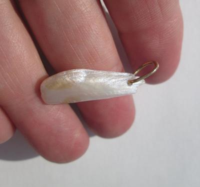 USA Natural Freshwater Pearl Pendant Spike 25mm