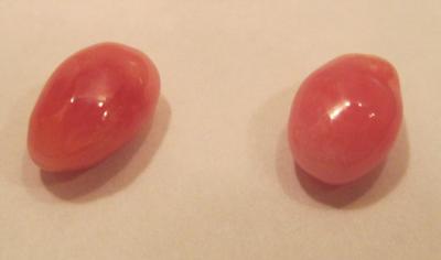 5.74 total carats - conch pearl pair