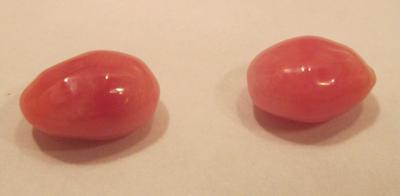 5.74 total carats - conch pearl pair