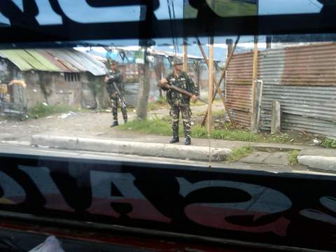 Philippine Marine on Guard