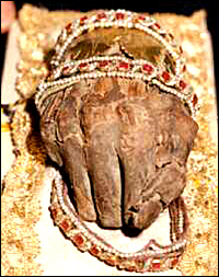St.Stephen's Holy Right Hand with Pearls St. Stephen's Right Hand with Pearls